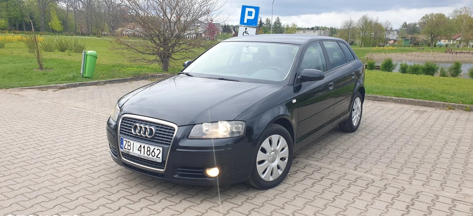 Audi A3 cena 19300 przebieg: 259777, rok produkcji 2007 z Białogard małe 191